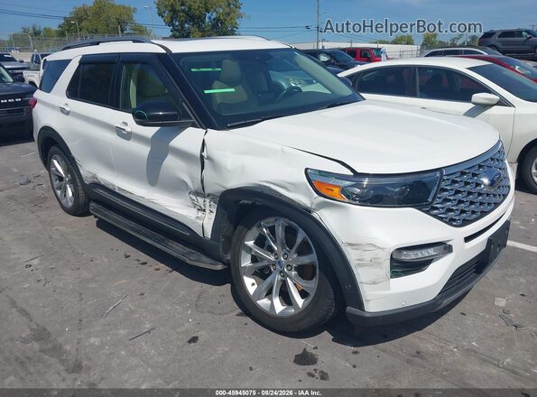 1FM5K8HC6MGA22493 2021 FORD EXPLORER White Vista frontal