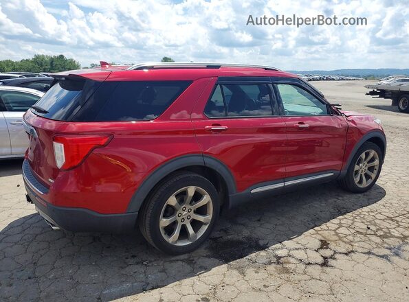 1FM5K8HC8LGA31940 2020 FORD EXPLORER Red Rear right