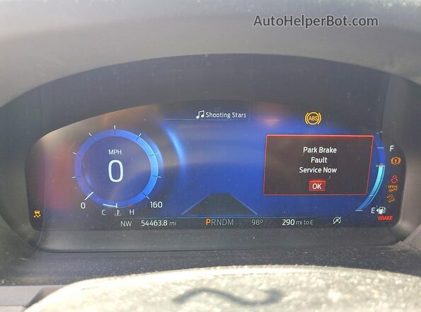 1FM5K8HC8LGA31940 2020 FORD EXPLORER Red Instrument cluster view