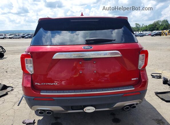 1FM5K8HC8LGA31940 2020 FORD EXPLORER Red Rear view
