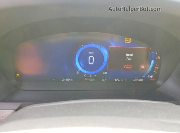 1FM5K8HC8LGC27652 2020 FORD EXPLORER Blue Vista del cuadro de instrumentos