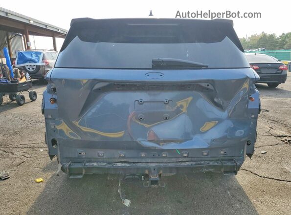 1FM5K8HC8LGC27652 2020 FORD EXPLORER Blue Vista trasera
