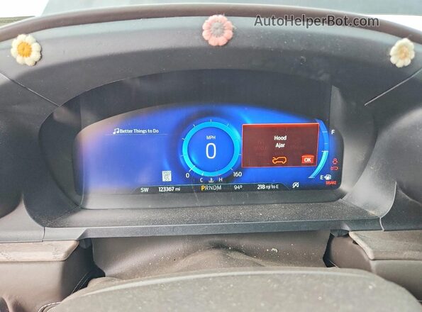 1FM5K8HC9LGA23300 2020 FORD EXPLORER Black ხელსაწყოთა პანელის ხედი