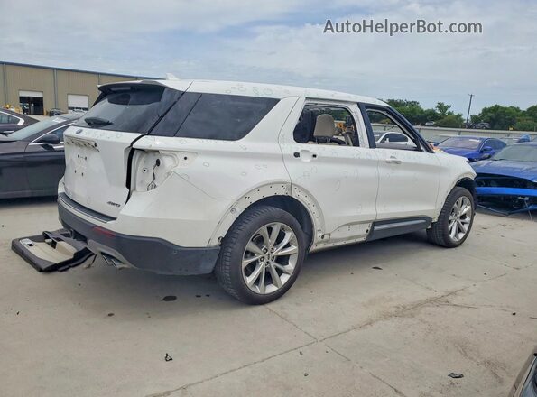 1FM5K8HC9MGC09565 2021 FORD EXPLORER White Հետևի աջ