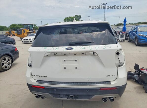 1FM5K8HC9MGC09565 2021 FORD EXPLORER White Հետևի տեսք
