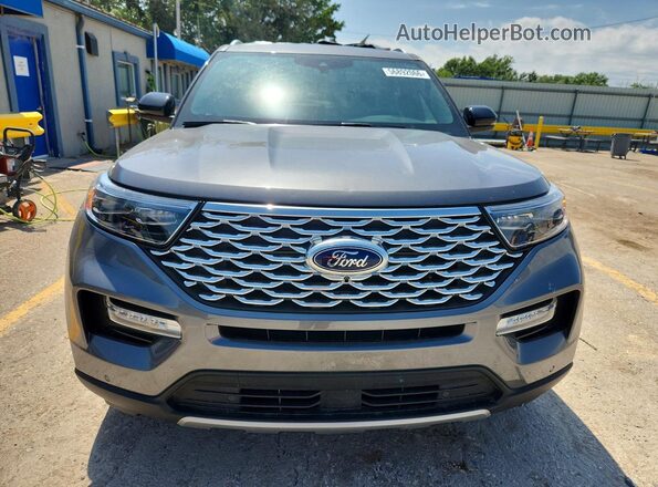 1FM5K8HCXPGC26413 2023 FORD EXPLORER Gray Դիմացի տեսք