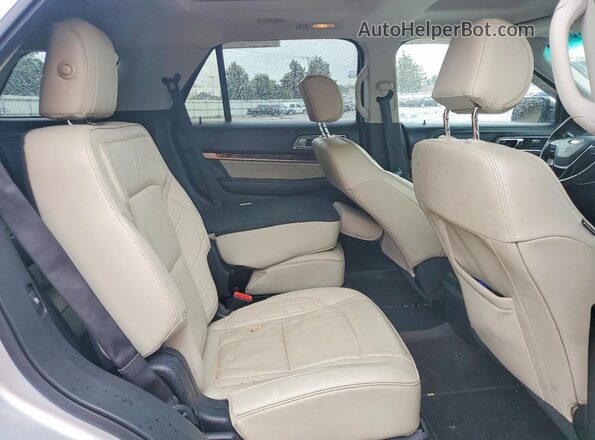 1FM5K8HT0GGB60437 2016 FORD EXPLORER Серебряный Вид задней части салона