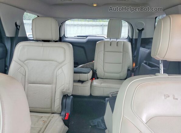 1FM5K8HT0GGB60437 2016 FORD EXPLORER Серебряный Вид задних сидений