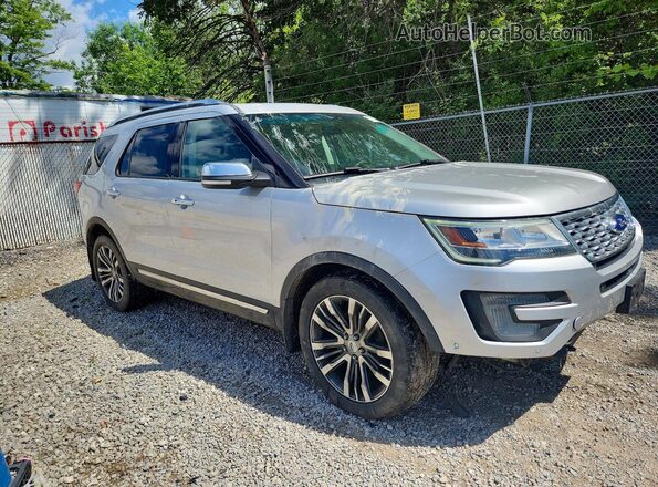 1FM5K8HT0HGA26500 2017 FORD EXPLORER Silver Front right