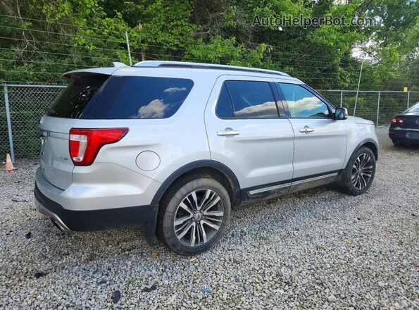 1FM5K8HT0HGA26500 2017 FORD EXPLORER Silver Rear right