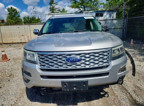 1FM5K8HT0HGA26500 2017 FORD EXPLORER Silver Front view