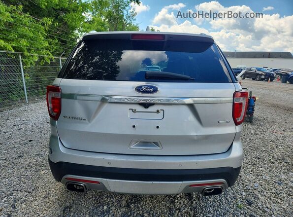 1FM5K8HT0HGA26500 2017 FORD EXPLORER Silver Rear view