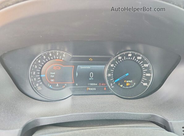 1FM5K8HT0HGD17868 2017 FORD EXPLORER White Вид щитка приладів