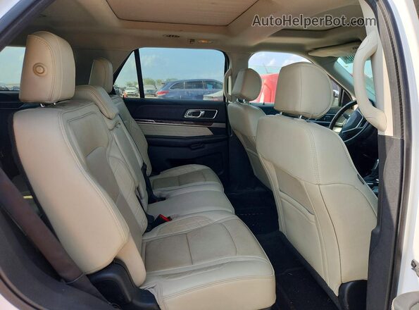 1FM5K8HT0HGD17868 2017 FORD EXPLORER White Вид задніх сидінь