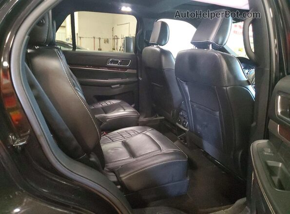 1FM5K8HT0JGC01429 2018 FORD EXPLORER Black Rear interior view