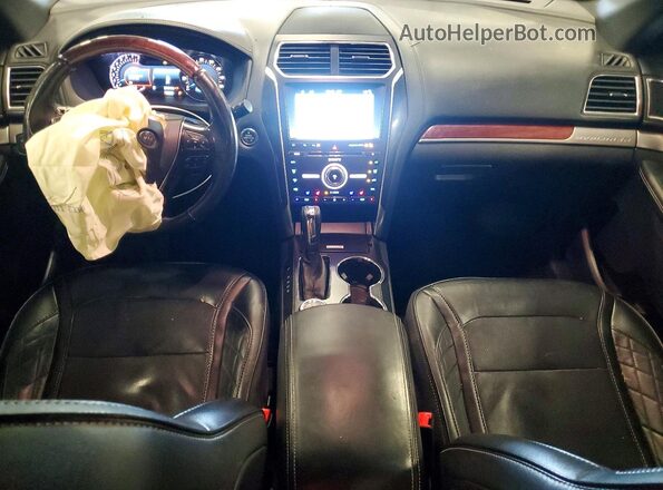 1FM5K8HT0JGC01429 2018 FORD EXPLORER Black Dashboard view