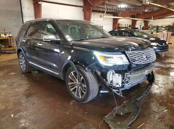 1FM5K8HT0JGC01429 2018 FORD EXPLORER Black Front right