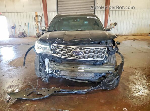 1FM5K8HT0JGC01429 2018 FORD EXPLORER Black Front view