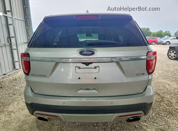1FM5K8HT1GGD01984 2016 FORD EXPLORER Серебряный Вид сзади