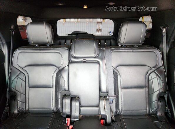 1FM5K8HT1GGD28957 2016 FORD EXPLORER Blue Widok tylnych siedzeń