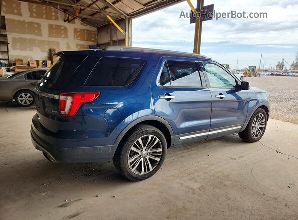 1FM5K8HT1GGD28957 2016 FORD EXPLORER Blue Tył prawy