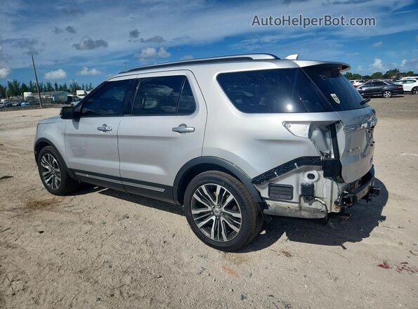 1FM5K8HT1HGA20432 2017 FORD EXPLORER Silver Задня ліва чверть