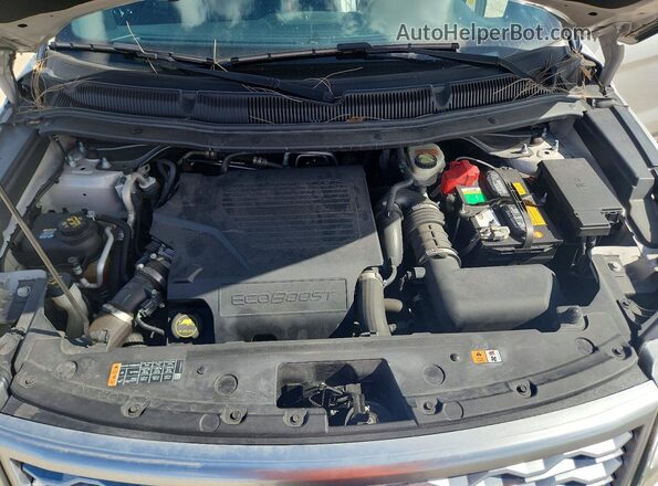 1FM5K8HT1HGA20432 2017 FORD EXPLORER Silver Вид підкапотного простору