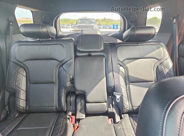1FM5K8HT1HGA20432 2017 FORD EXPLORER Silver Вид задніх сидінь