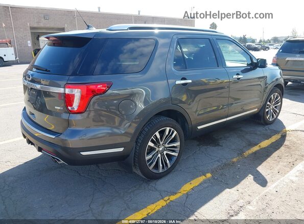 1FM5K8HT1KGA57715 2019 FORD EXPLORER Gray Rear right