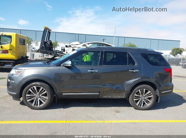 1FM5K8HT1KGA57715 2019 FORD EXPLORER Gray 360 interior view