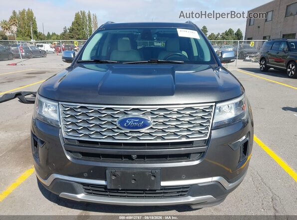 1FM5K8HT1KGA57715 2019 FORD EXPLORER Gray Instrument cluster view