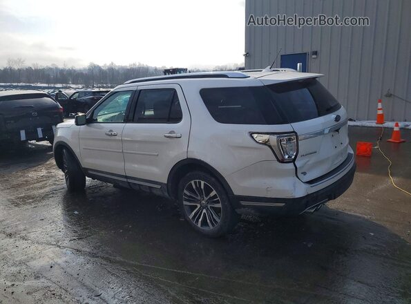1FM5K8HT2JGC21388 2018 FORD EXPLORER White Задня ліва чверть