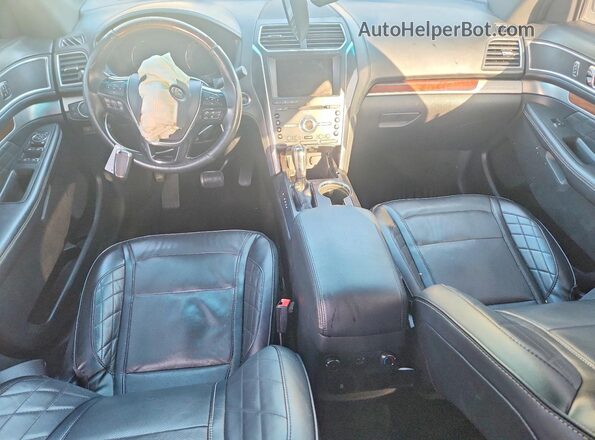 1FM5K8HT3GGC01823 2016 FORD EXPLORER Серебряный Вид панели приборов