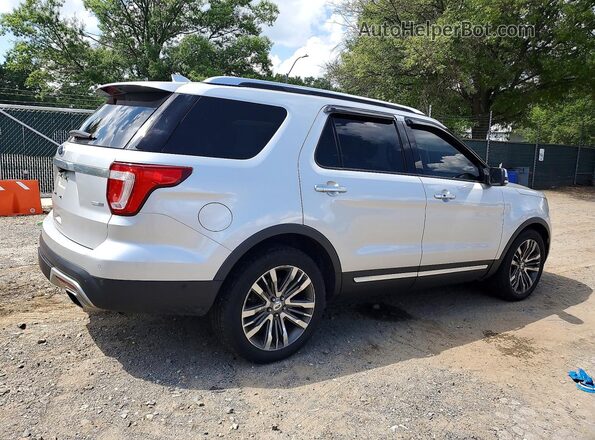 1FM5K8HT3GGD34033 2016 FORD EXPLORER Silver Rear right