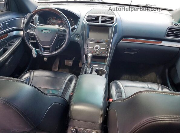 1FM5K8HT3GGD34033 2016 FORD EXPLORER Silver Dashboard view