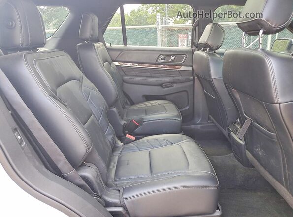 1FM5K8HT3GGD34033 2016 FORD EXPLORER Silver Rear interior view