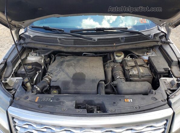 1FM5K8HT3GGD34033 2016 FORD EXPLORER Silver Engine compartment view