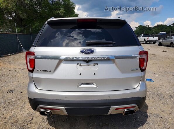 1FM5K8HT3GGD34033 2016 FORD EXPLORER Silver Rear view