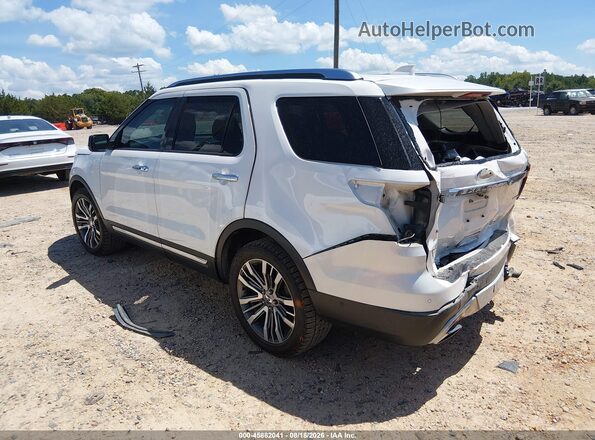 1FM5K8HT3HGB07653 2017 FORD EXPLORER White Tył lewy