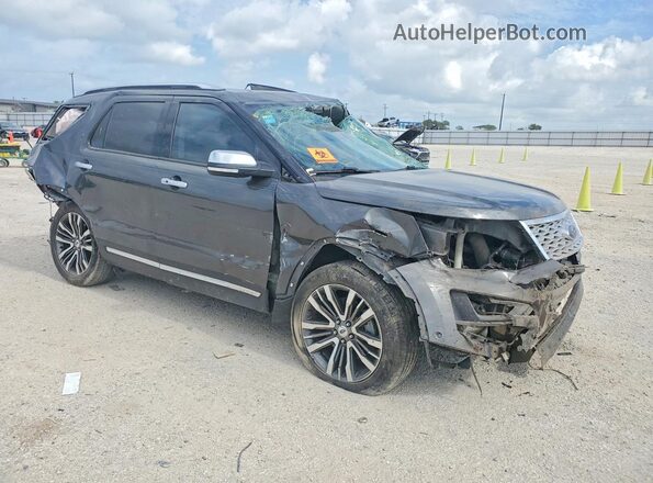 1FM5K8HT3HGD21011 2017 FORD EXPLORER Серый Передняя правая четверть