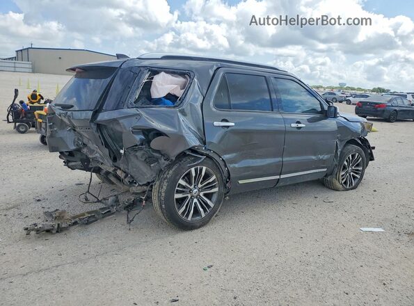 1FM5K8HT3HGD21011 2017 FORD EXPLORER Серый Задняя правая четверть