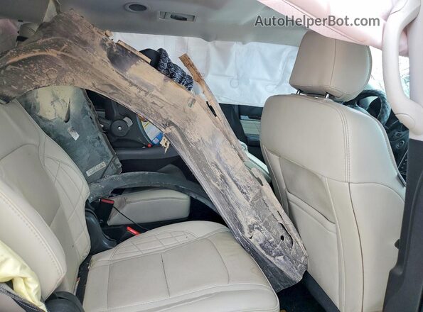 1FM5K8HT3HGD21011 2017 FORD EXPLORER Серый Вид задних сидений