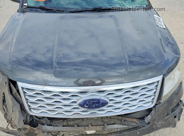 1FM5K8HT3HGD21011 2017 FORD EXPLORER Серый Вид задней части салона