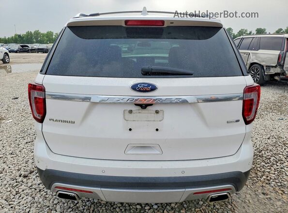 1FM5K8HT4GGC38640 2016 FORD EXPLORER White Вид ззаду
