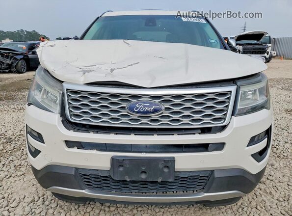 1FM5K8HT4GGC38640 2016 FORD EXPLORER White Вид спереду