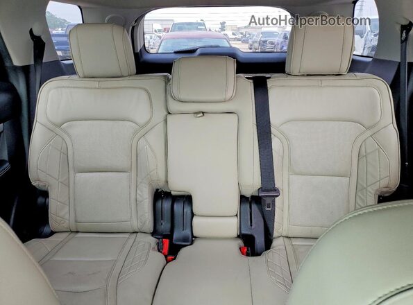 1FM5K8HT4GGC38640 2016 FORD EXPLORER White Вид задніх сидінь