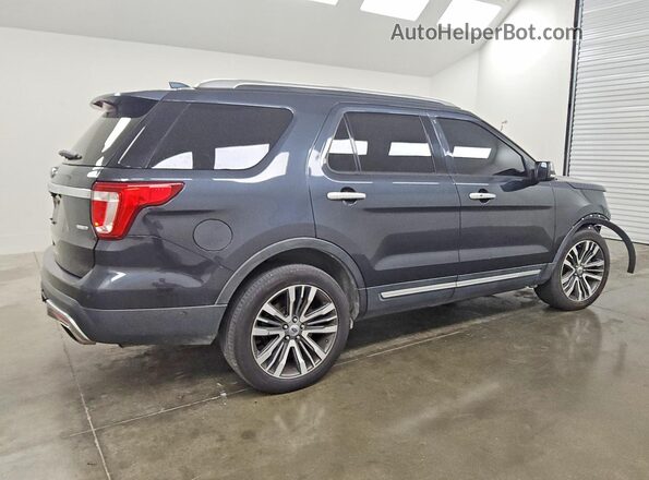1FM5K8HT4HGA61895 2017 FORD EXPLORER Gray Trasero derecho