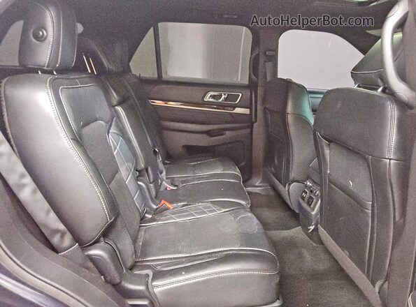 1FM5K8HT4HGA61895 2017 FORD EXPLORER Gray Vista interior trasera
