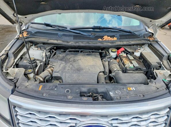 1FM5K8HT4HGC01718 2017 FORD EXPLORER Белый Вид подкапотного пространства