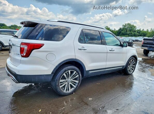 1FM5K8HT4HGC01718 2017 FORD EXPLORER Белый Задняя правая четверть